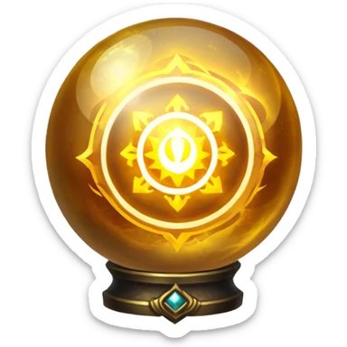 Alchemy Orb currency from Path of Exile 2 sticker