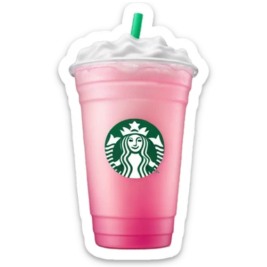 Starbucks pink drink refresher  sticker