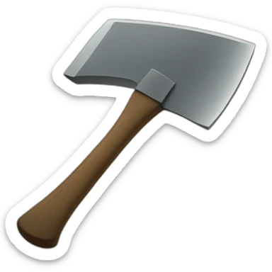 chop axe sticker