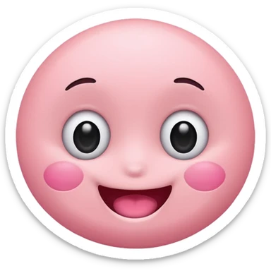 small penis emoticon with eyes sticker