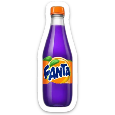 Fanta bottle sticker