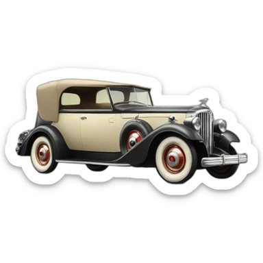 Packard walt disney sticker