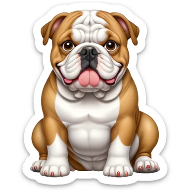 bulldog ingles database sticker
