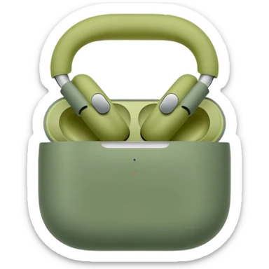 sage sgreen AirPods max  sticker