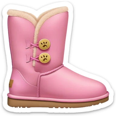 Pink uggs sticker