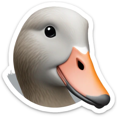 Pin-footed goose sticker
