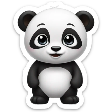 Panda sticker
