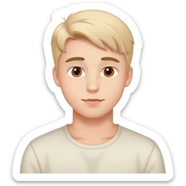 Young man with heart eyes, boyfriend emoji sticker
