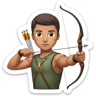 archer man sticker