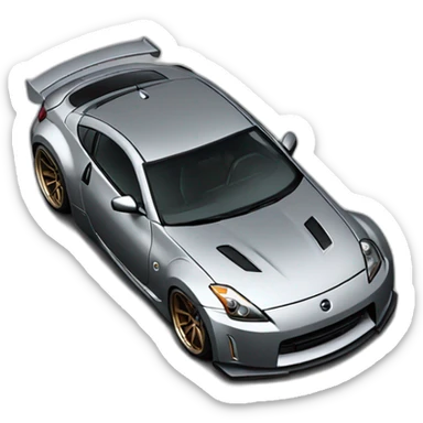 350z drift tuning grey sticker