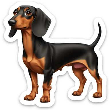 Dachshund full body  sticker