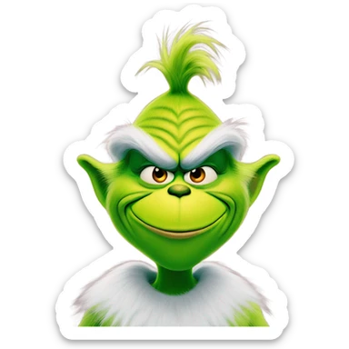 The grinch sticker
