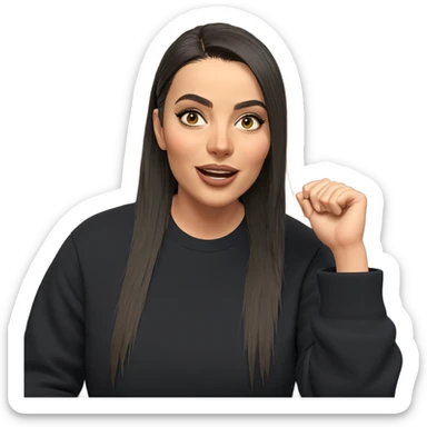 girl with guitar indoors sticker