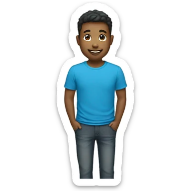 pal blue tshirt sticker