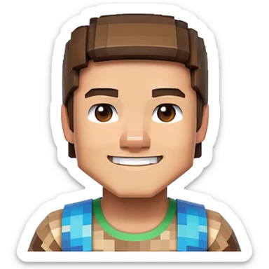 Minecraft Steve sticker