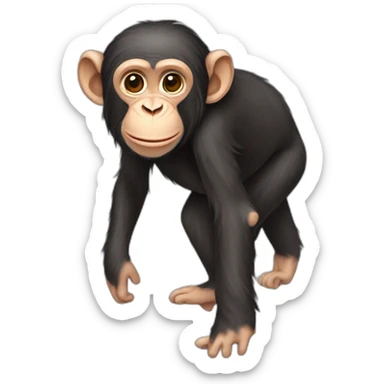 SKINNY CHIMPANZEE sticker