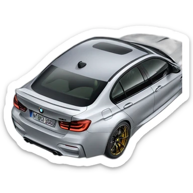 bmw m3 cs sticker