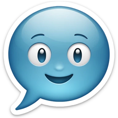 gloss Speech balloon sticker