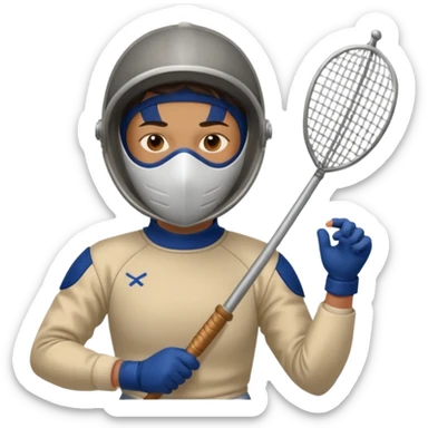 Fencer sticker