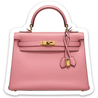 hermes kelly bag rose pink sticker