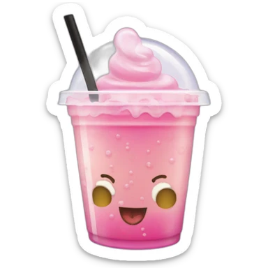 Un bubble tea Lisa Simpsons sticker