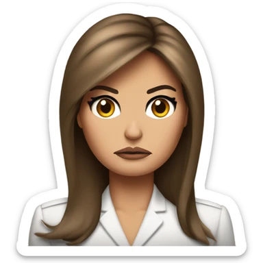 Melania Trump grumpy sticker