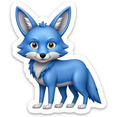 Blue Coyote sticker