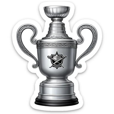 Hockey Stanley Cup championship trophy sticker