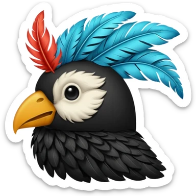 Haz un emoji de un ave condor sticker