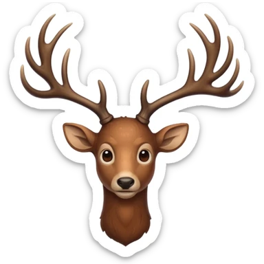 Deer Antlers sticker