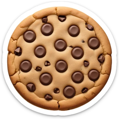 chocolate chip cookie sticker