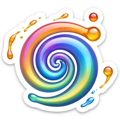 Oil on Water sticker