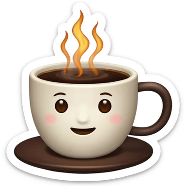 MAKE ONE CUP COFFEE EMOJI sticker