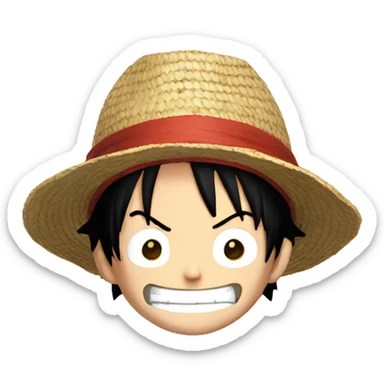 luffy, one piece sticker
