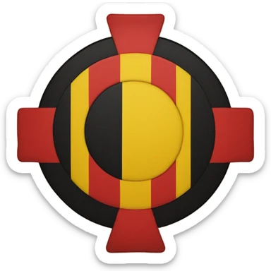 Aboriginal flag sticker