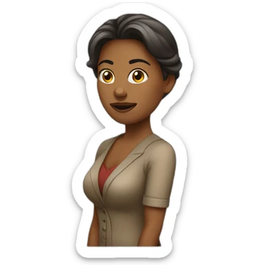 Trader woman fail sticker