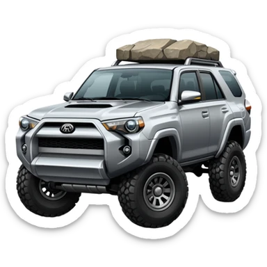 Lunar rock jacked up 4 runner sticker
