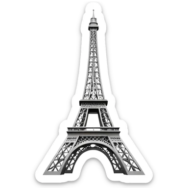 eiffel tower sticker