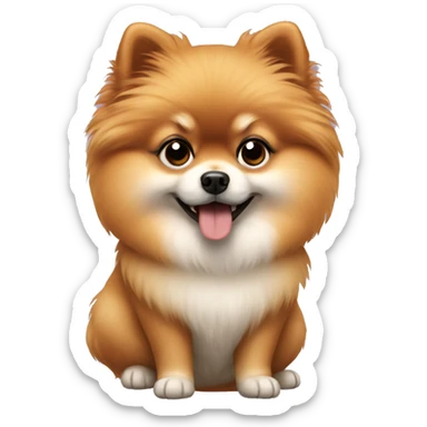 pomeranian  sticker