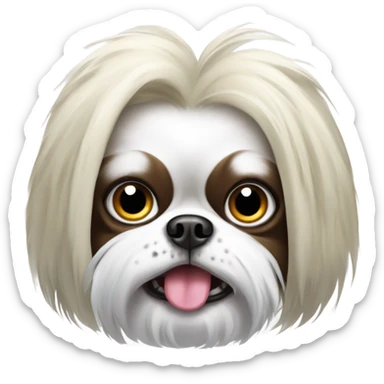 An unhinged Japanese chin sticker