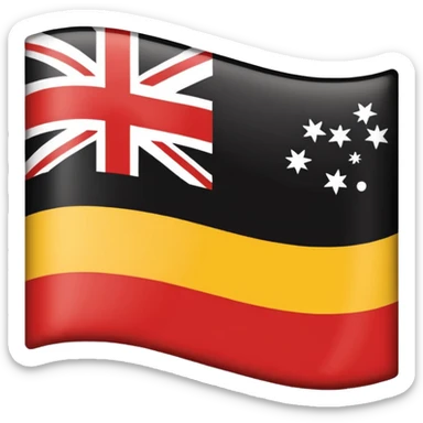 Aboriginal Australians flag  sticker