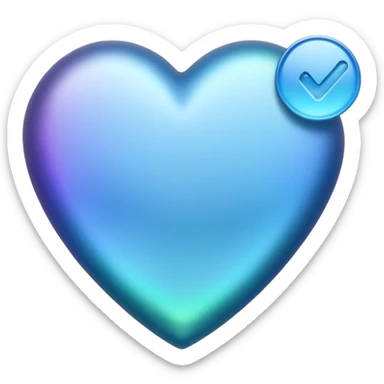 Blauer hacken sticker