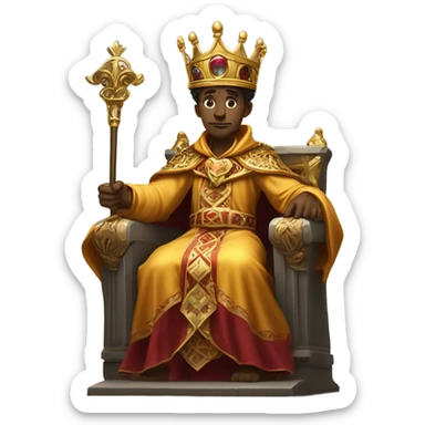 Debil ruler of gell sticker