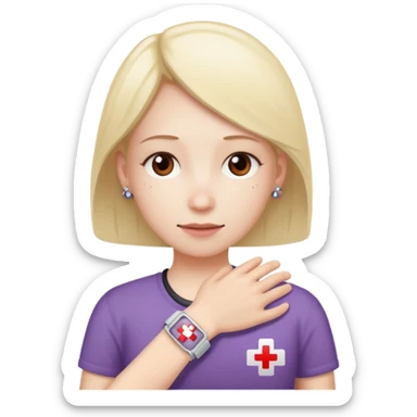 an emoji with the invibke disability of chrons disease sticker
