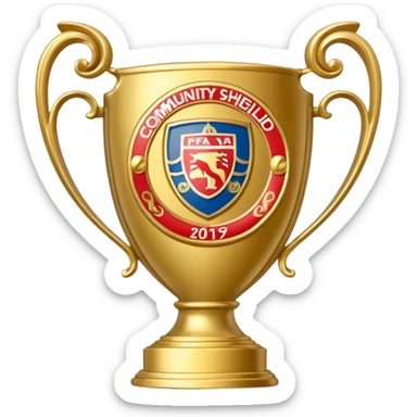 FA Community Shield Trophy  sticker