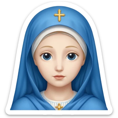 Virgin mary sticker