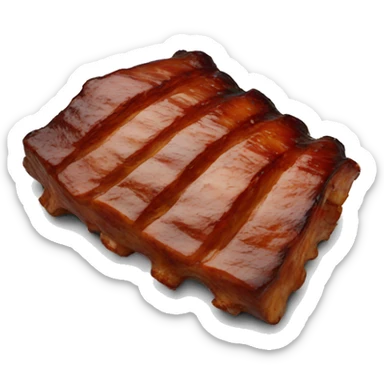 BBQ ribs  sticker