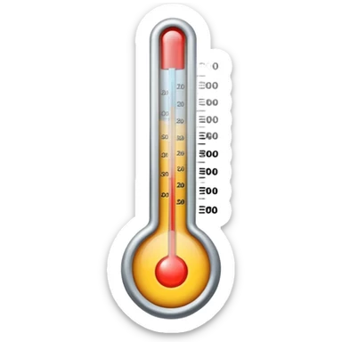 thermometer sticker