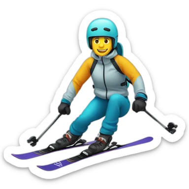 Ski sticker