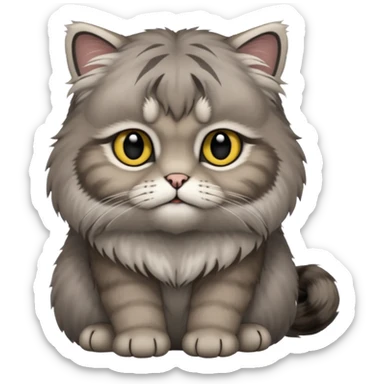 a Pallas's cat sticker
